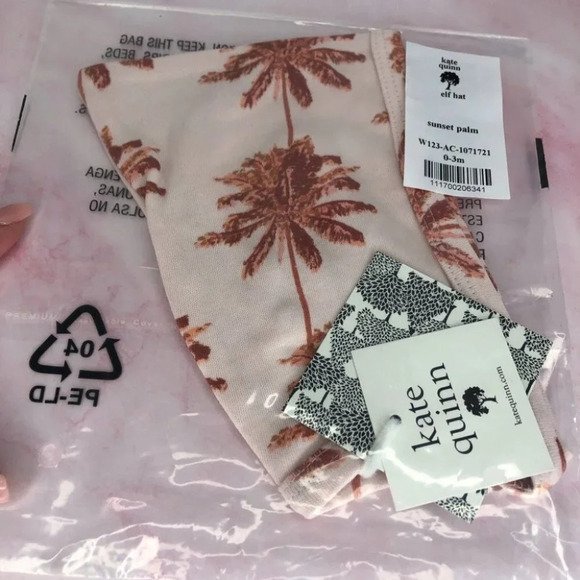 NWT Kate Quinn bloomers and elf hat set sunset palm size 0-3 months - Picture 4 of 7